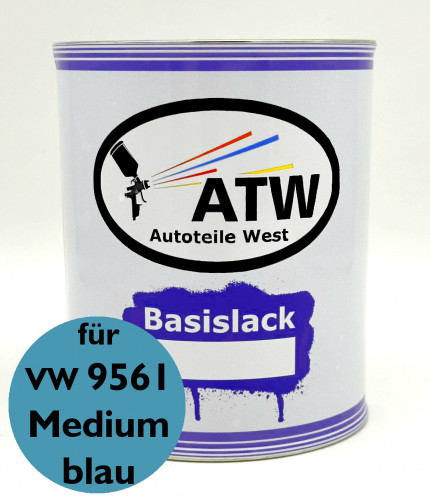 Autolack für VW 9561 Mediumblau